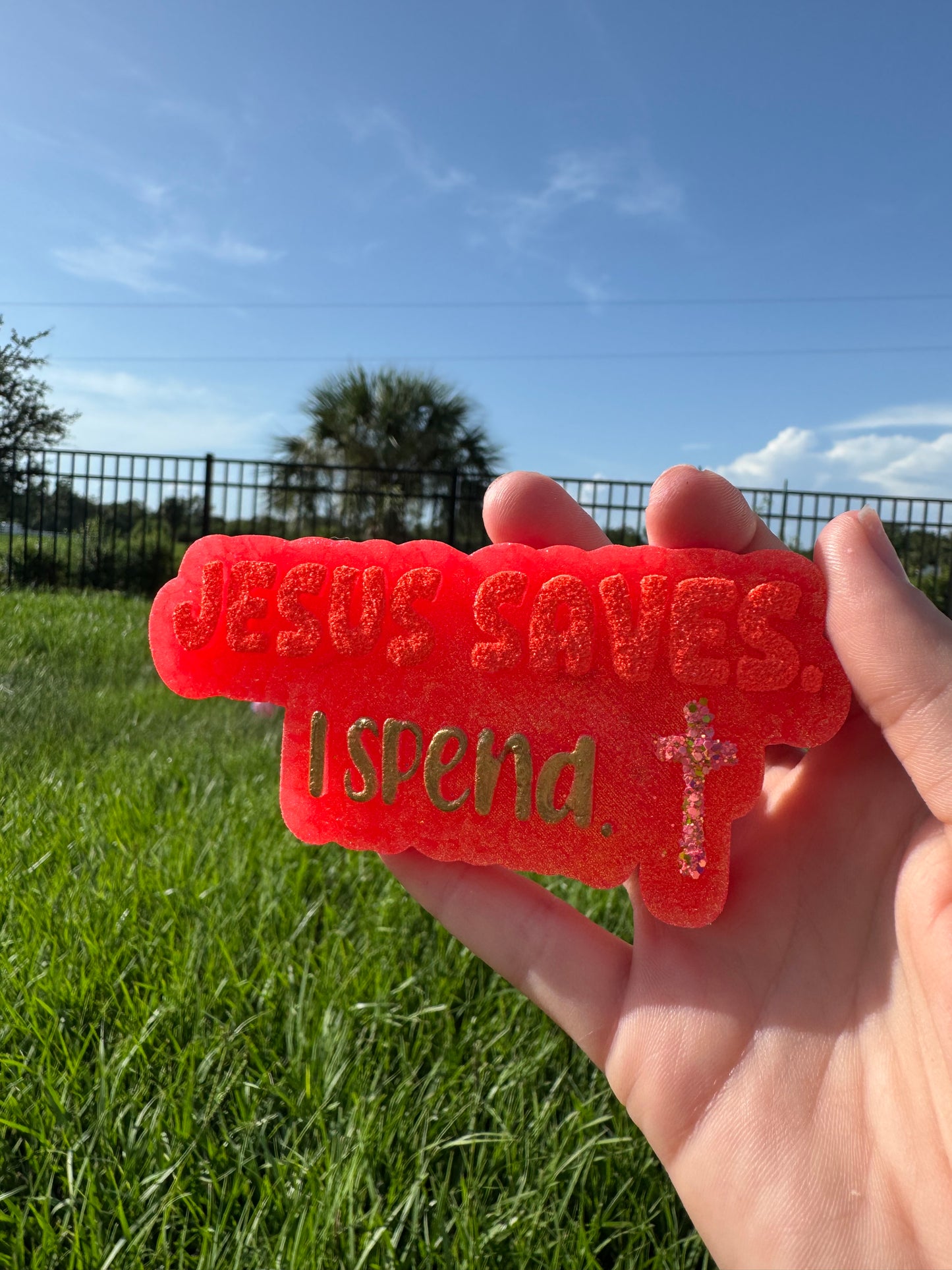 Jesus saves, I spend