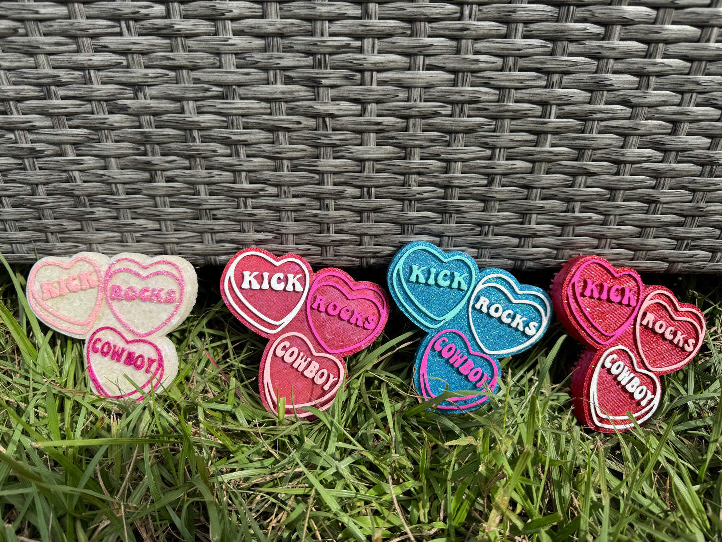 Kick rocks Cowboy hearts