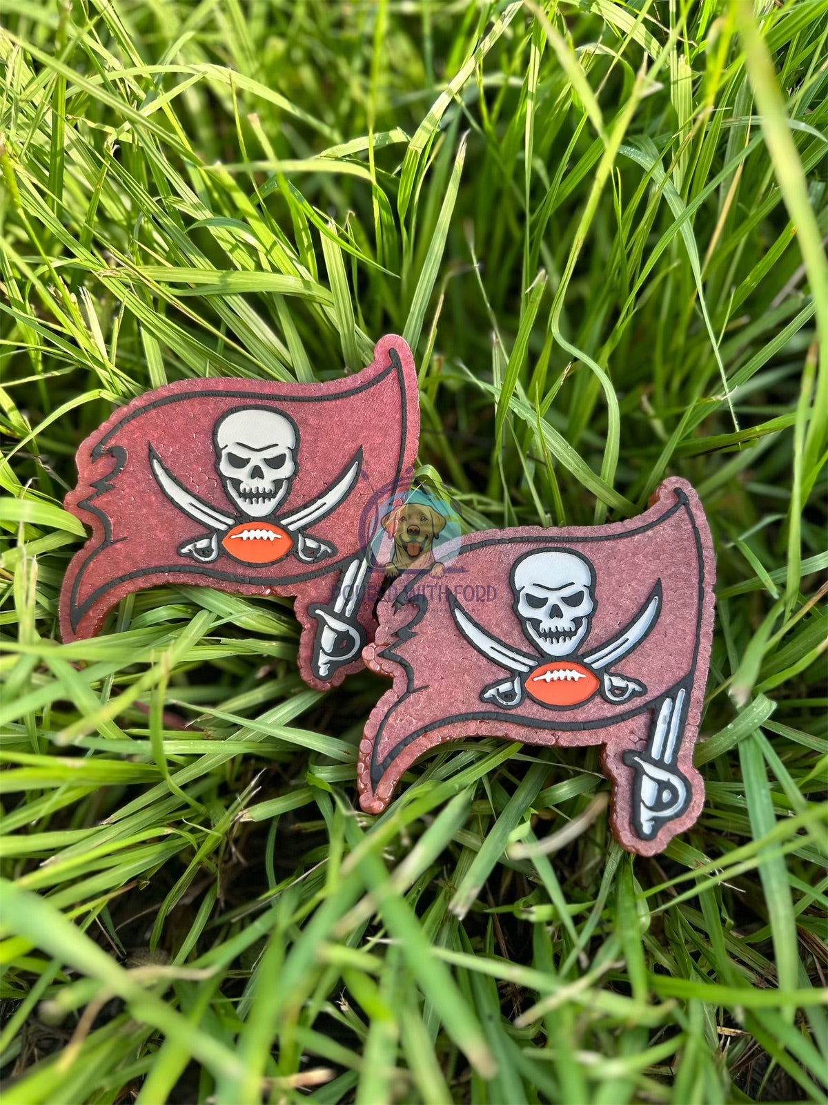 Bucs flag car freshie