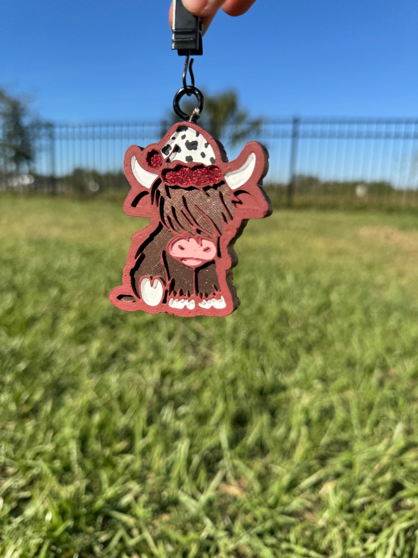 Christmas Highland Cow