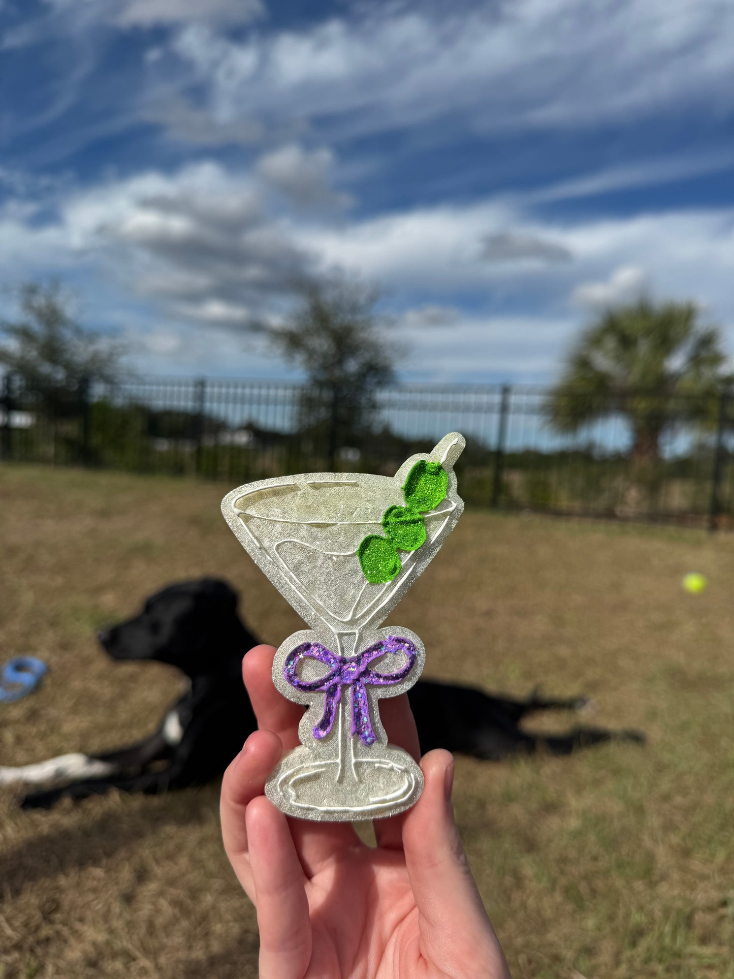 Martini Glass Bow