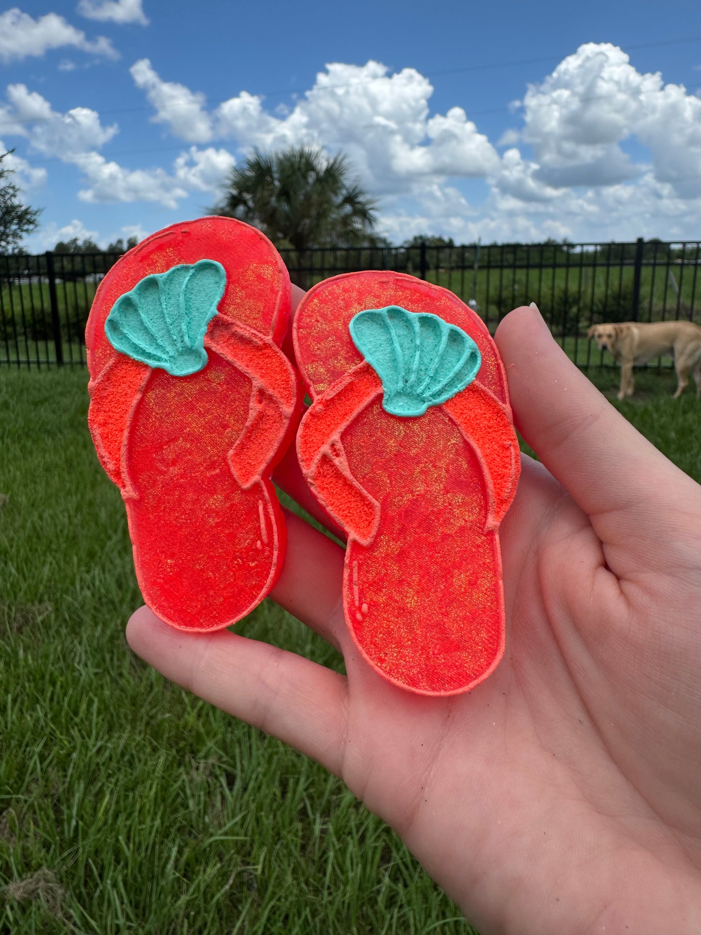 Seashell Flip Flop Vent Clips