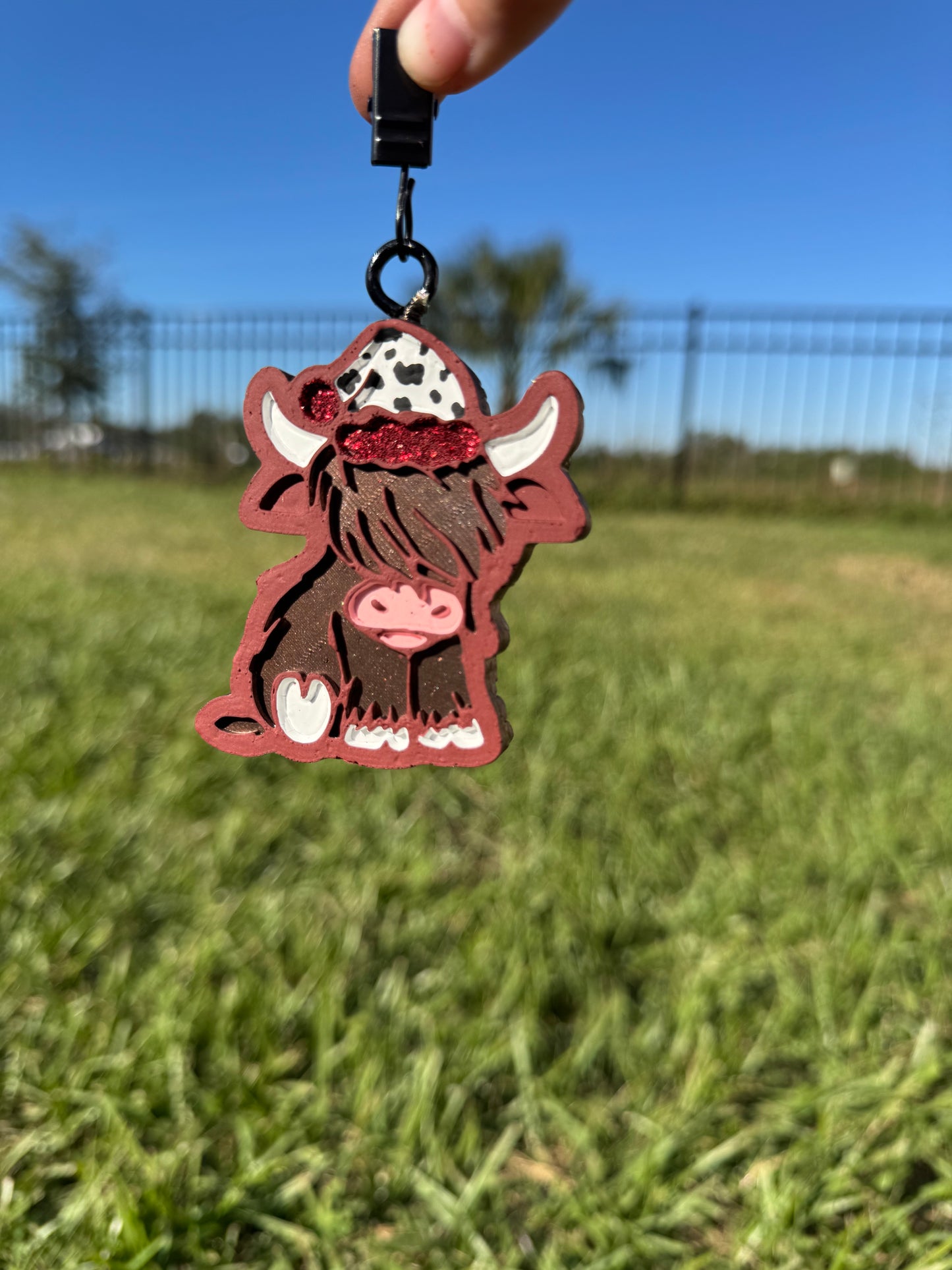 Christmas Highland Cow