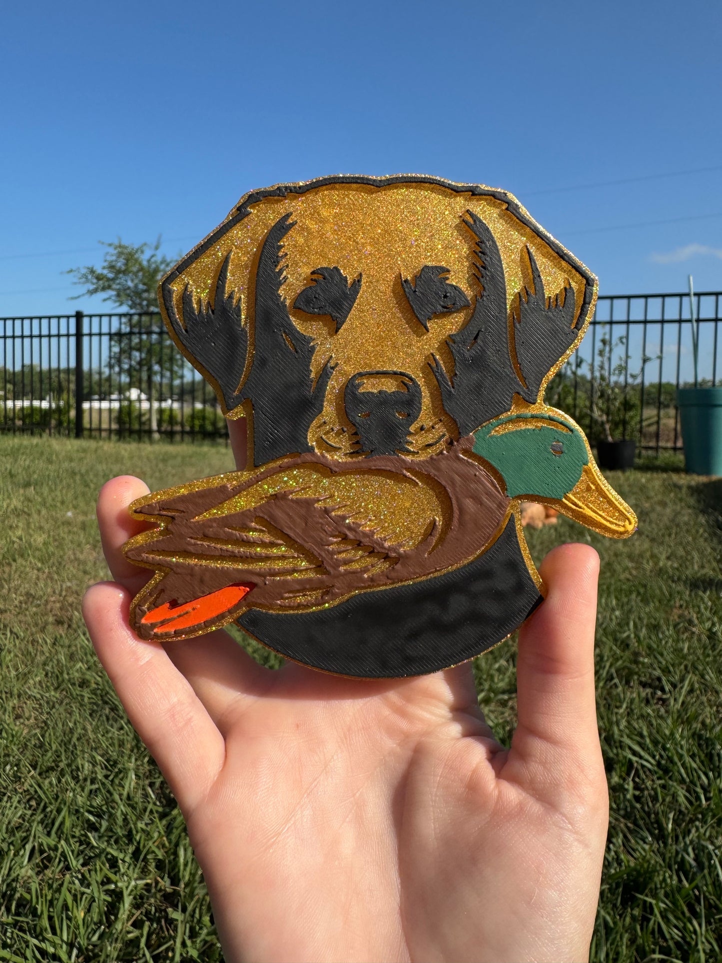 Lab with Duck