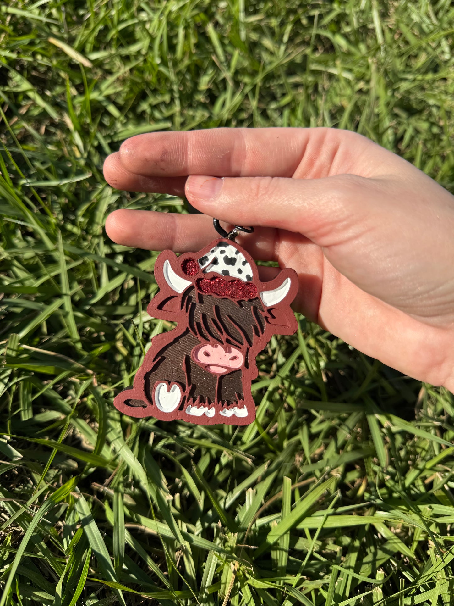 Christmas Highland Cow