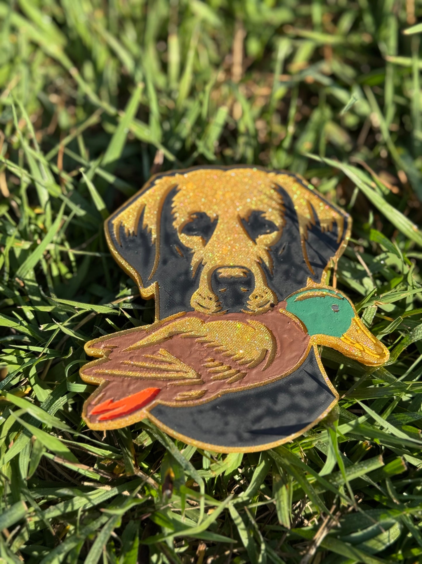 Lab with Duck