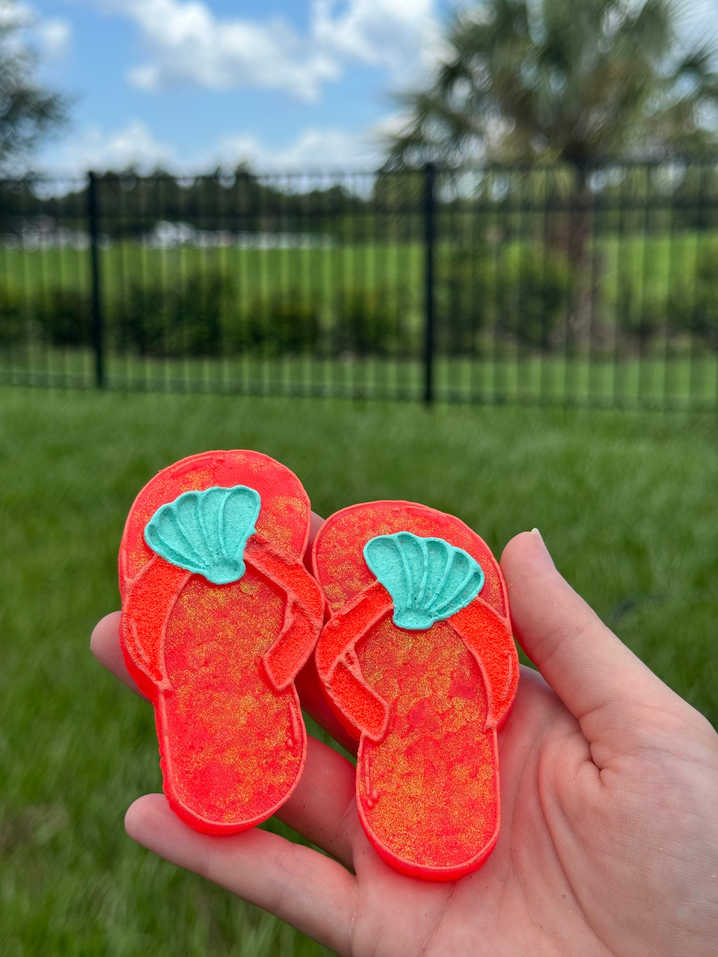 Seashell Flip Flop Vent Clips