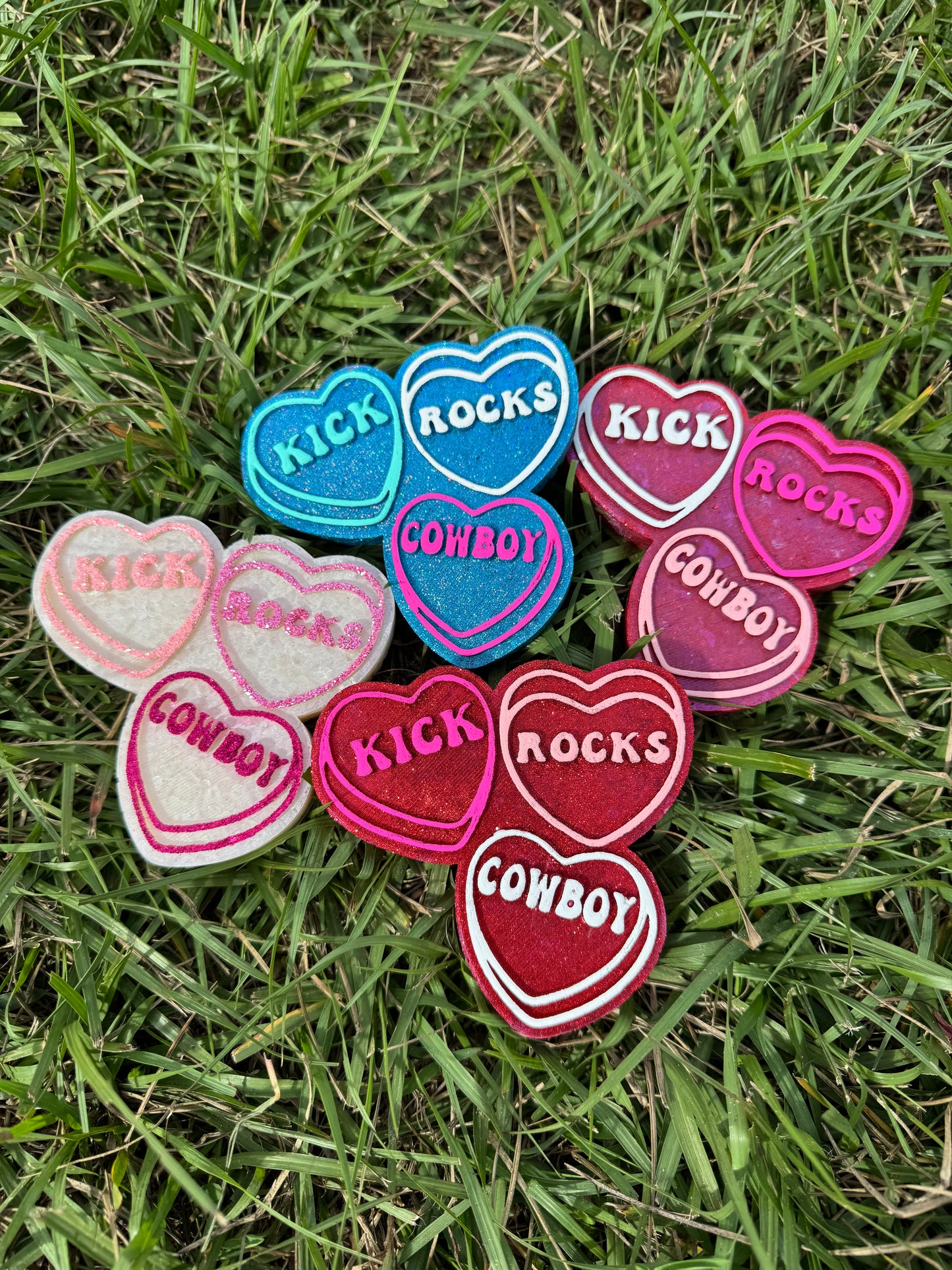 Kick rocks Cowboy hearts