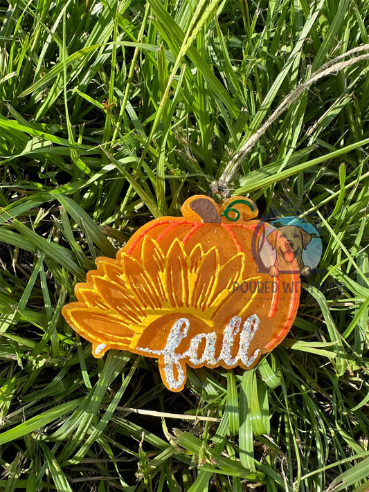 Fall sunflower pumpkin freshie