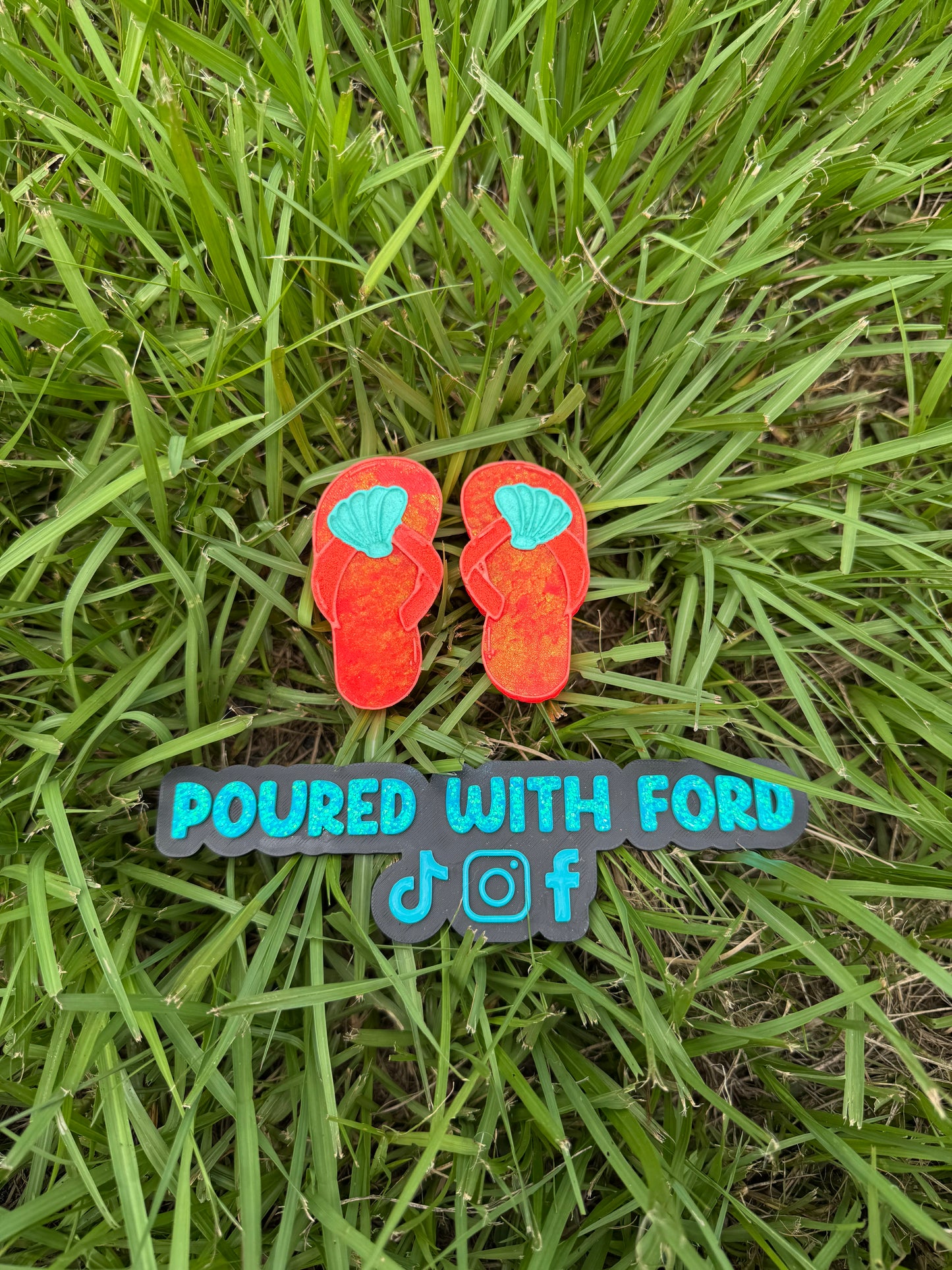 Seashell Flip Flop Vent Clips