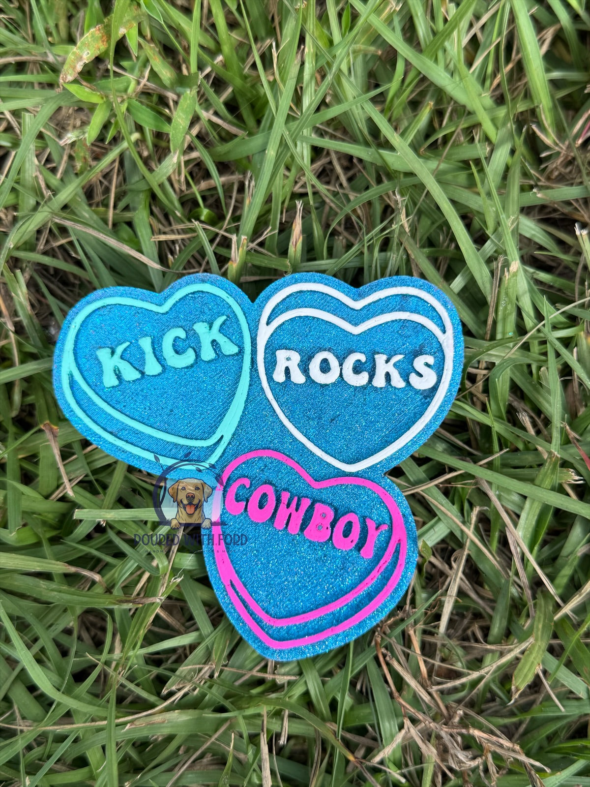 Kick rocks Cowboy hearts
