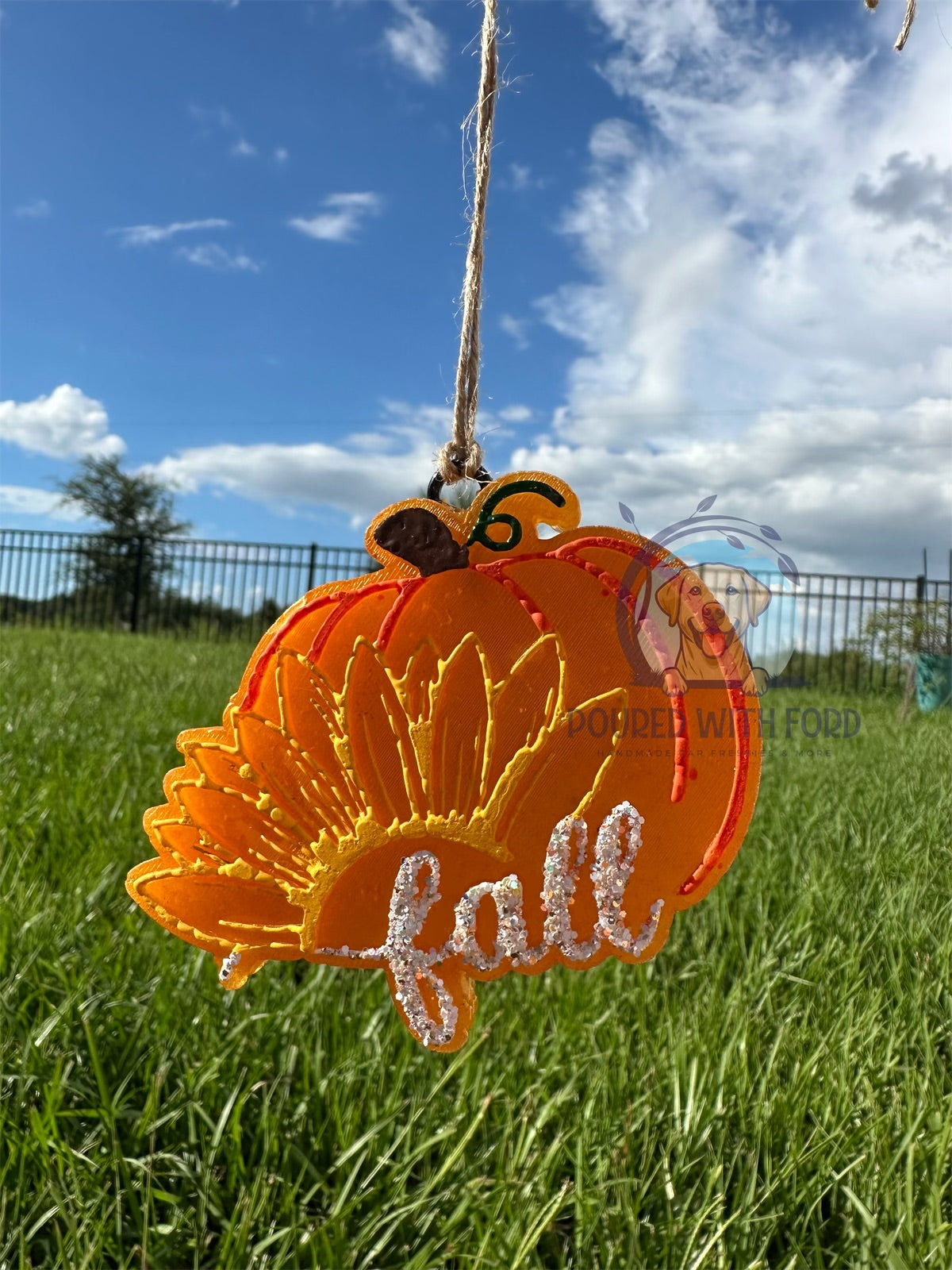 Fall sunflower pumpkin freshie