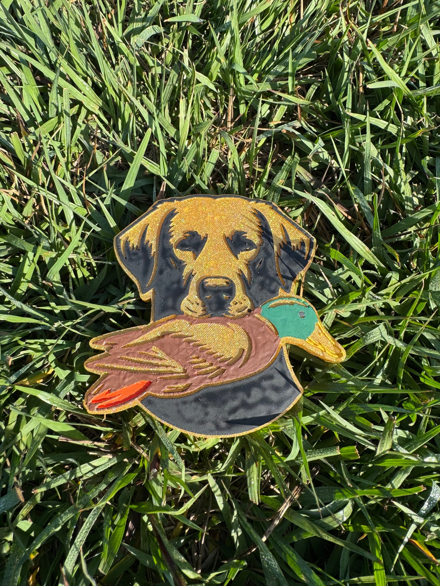 Lab with Duck