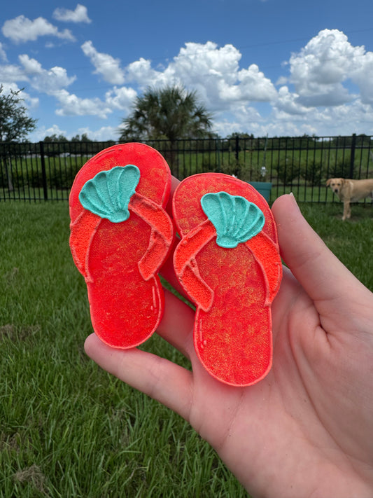 Seashell Flip Flop Vent Clips