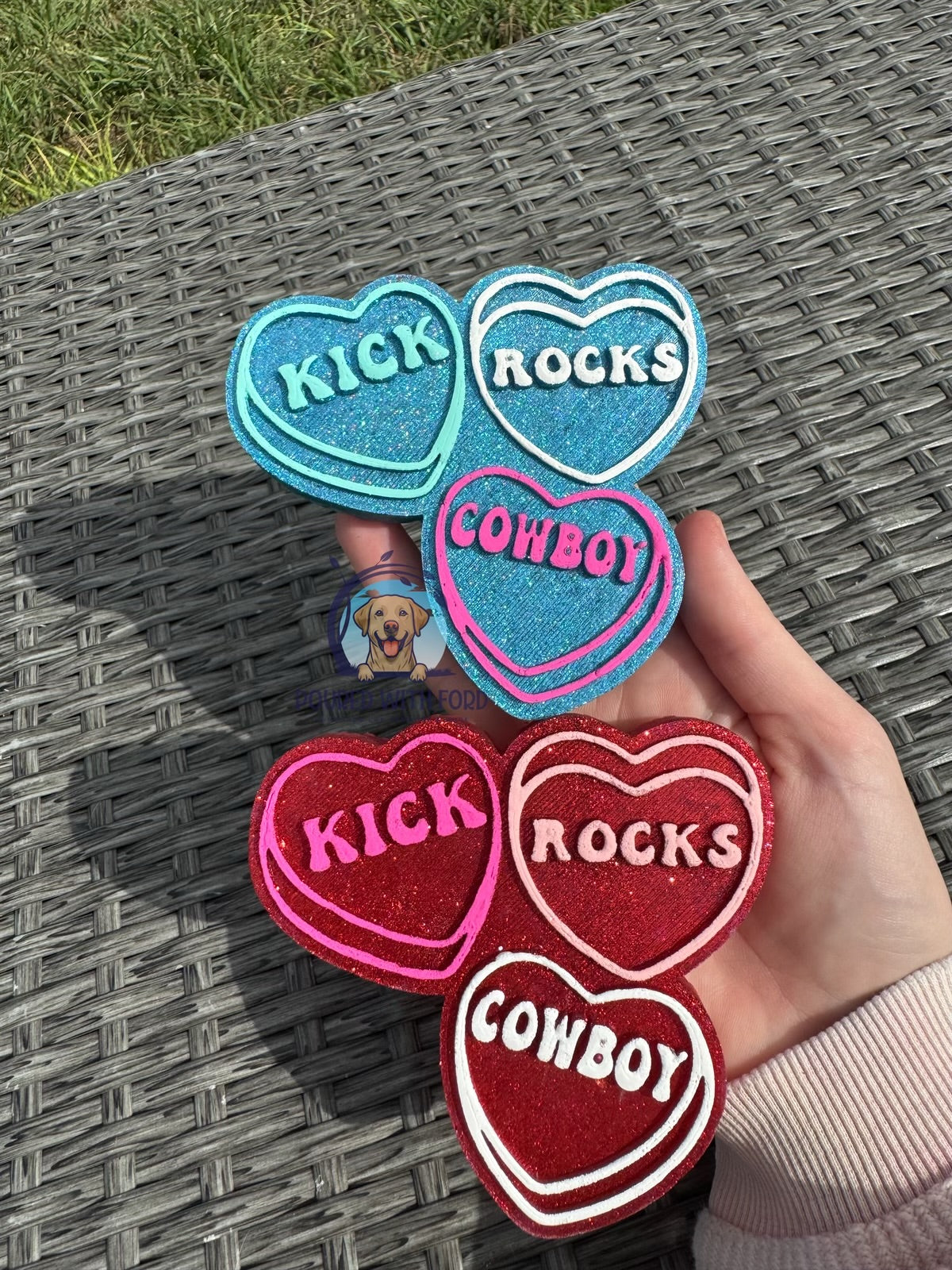 Kick rocks Cowboy hearts