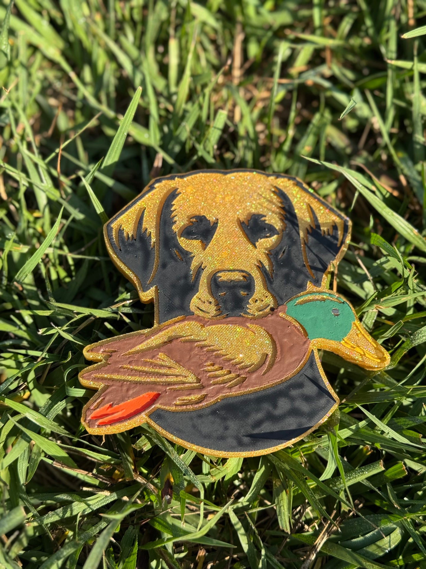 Lab with Duck
