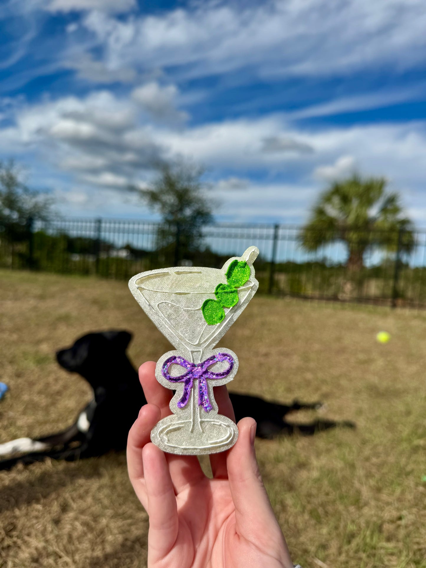 Martini Glass Bow