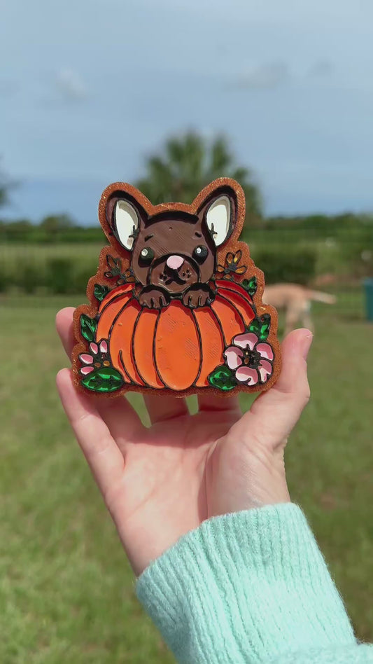 Frenchie pumpkin